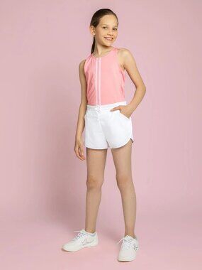 Inphorm Girls Double Layer Shorts - White